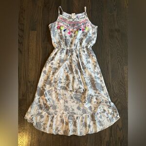 Justice dress with shorts tie dye size 20 NWT